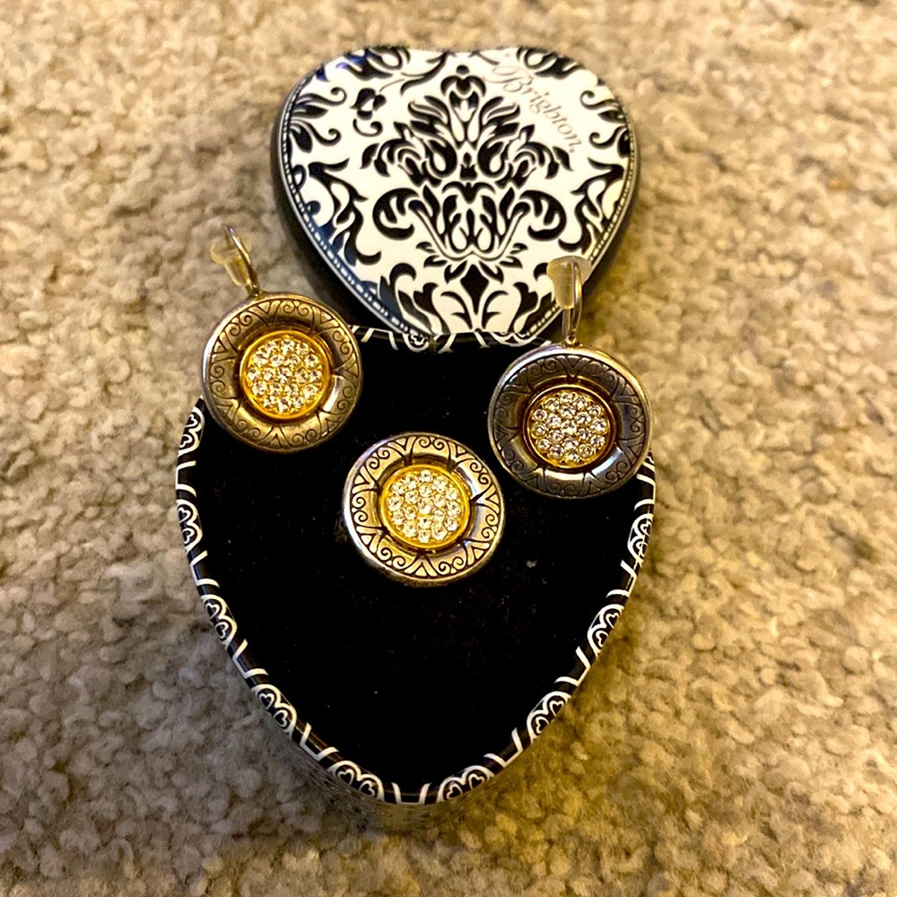 Brighton Matching Earrings & Size 6 Ring